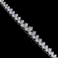 13 Carat Graduated Lab Grown Diamond Tennis Necklace