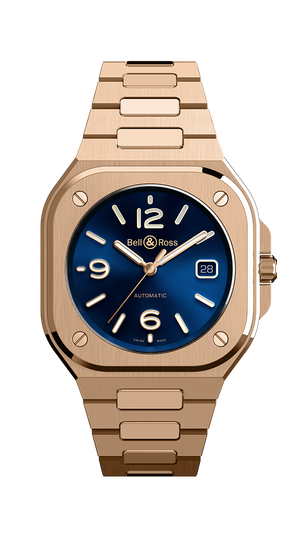 Bell & Ross Instruments BR 05 BLUE GOLD Men's Watch