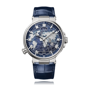 Breguet Marine Hora Mundi 18K White Gold Men's Watch