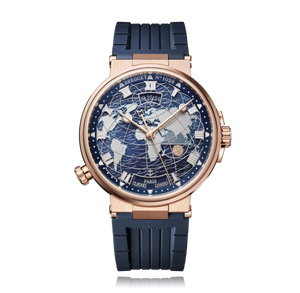 Breguet Marine Hora Mundi 18K Rose Gold Men's Watch