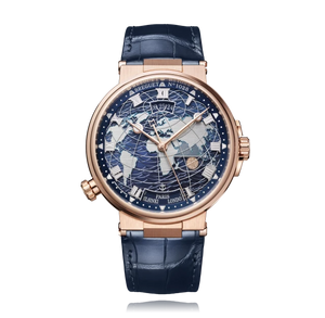 Breguet Marine Hora Mundi 18K Rose Gold Men's Watch