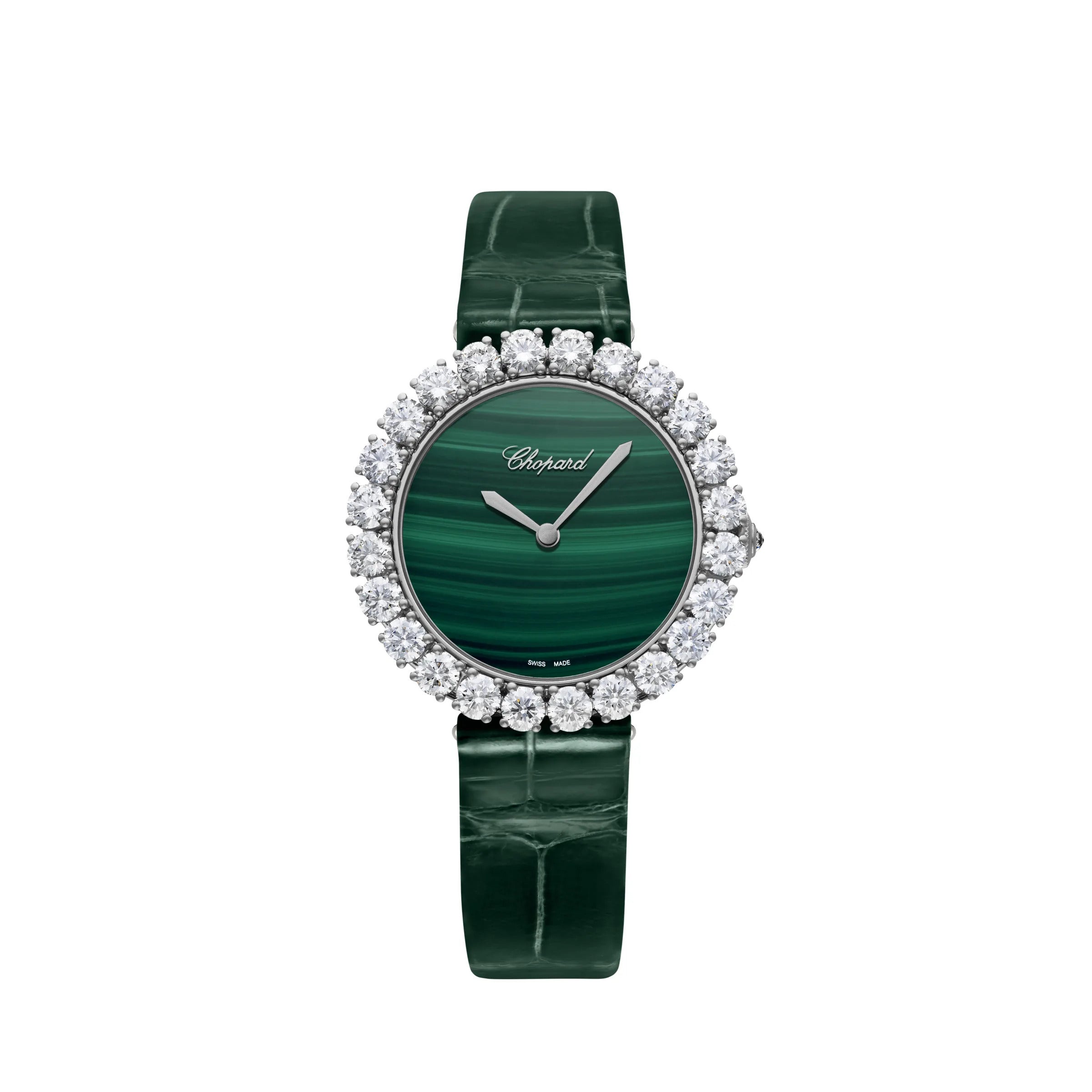 Chopard L'heure Du Diamant 18kt White Gold Lady's Watch