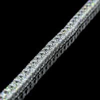 14.1 Carat Lab Grown Diamond Tennis Necklace