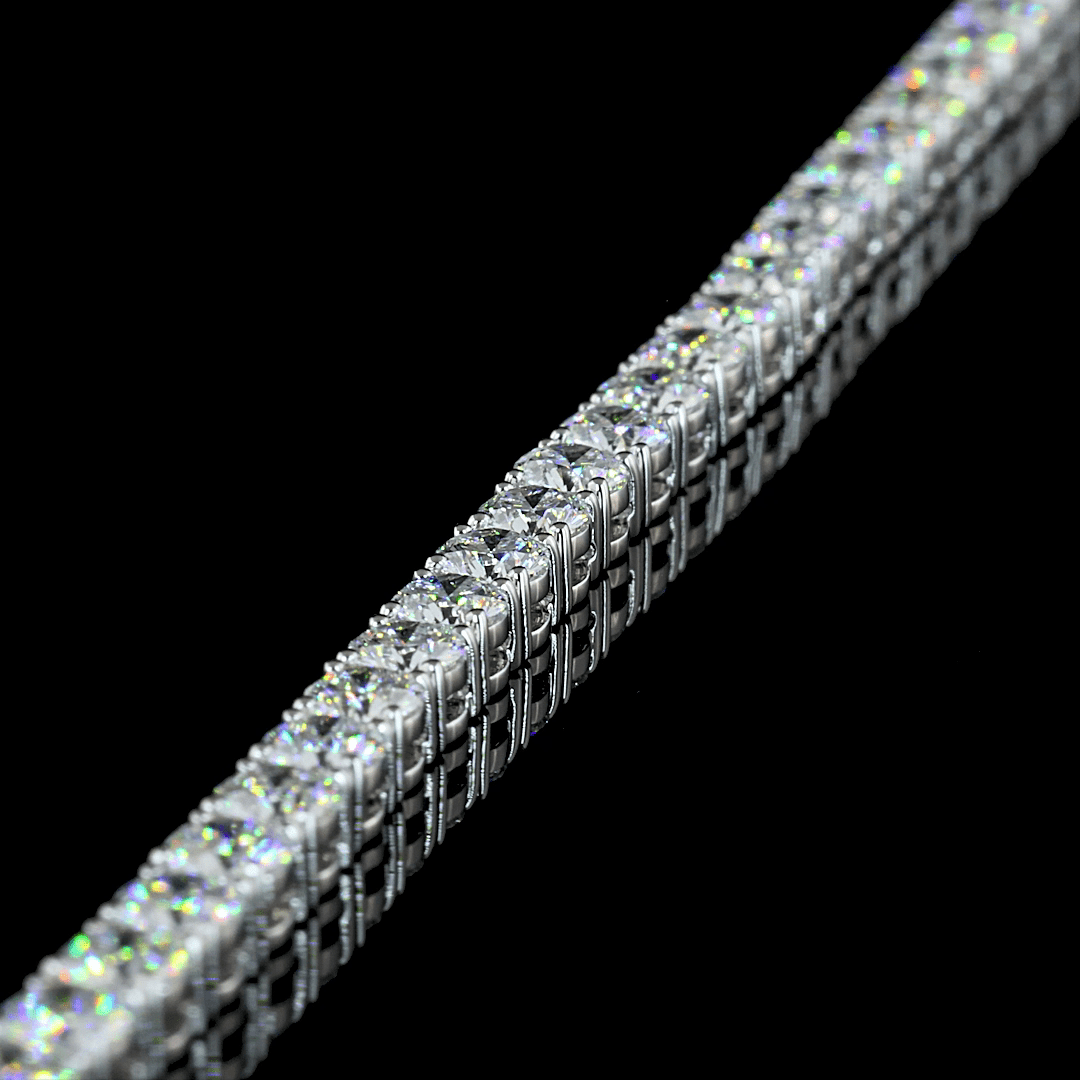 14.1 Carat Lab Grown Diamond Tennis Necklace
