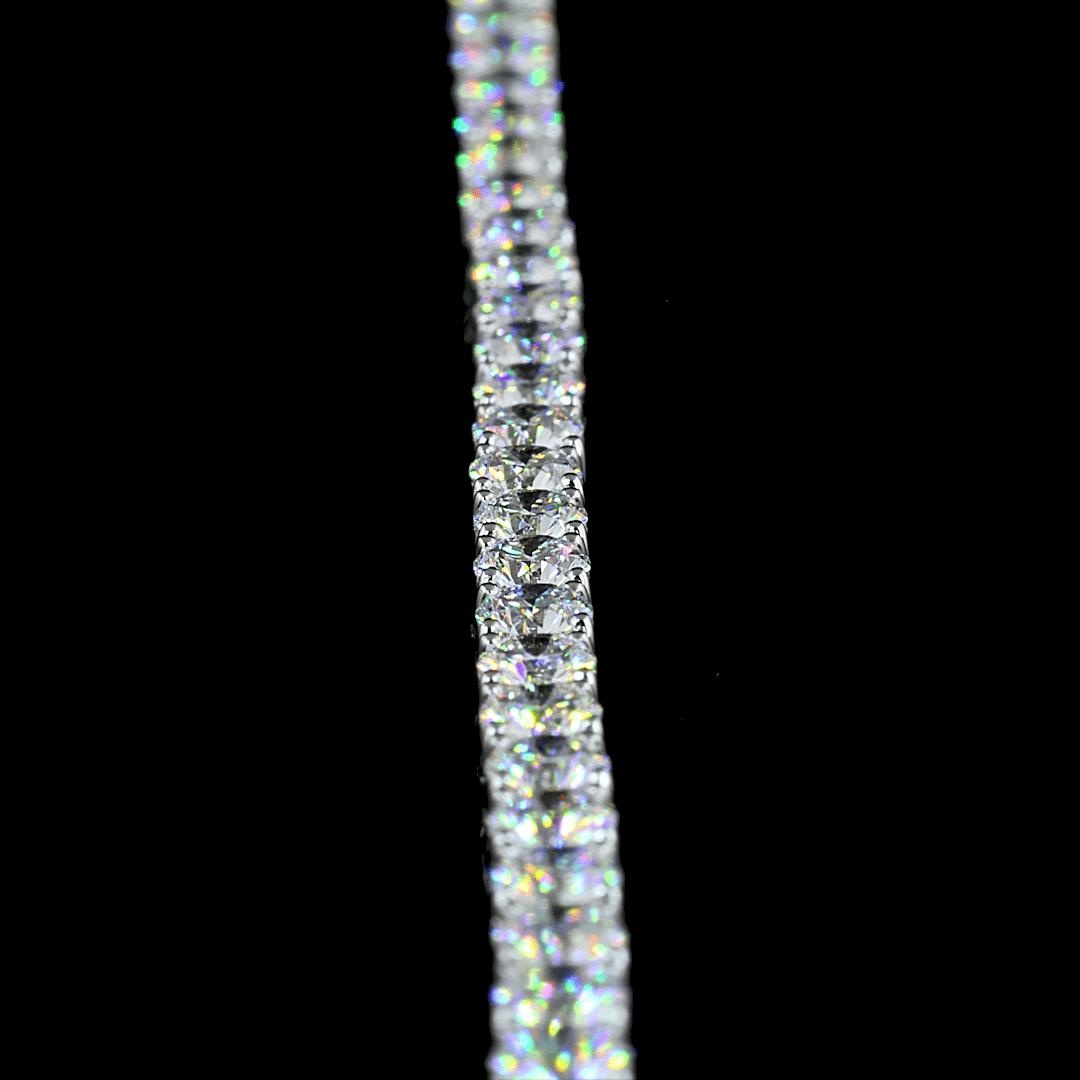 14.1 Carat Lab Grown Diamond Tennis Necklace