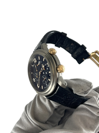 Blancpain Léman Réveil Alarm GMT Titanium & Rose Gold Men's Watch