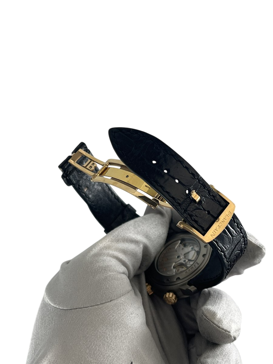 Blancpain Léman Réveil Alarm GMT Titanium & Rose Gold Men's Watch