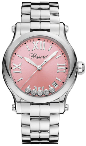 Chopard Happy Sport Stainless steel & Diamonds Lady's Watch