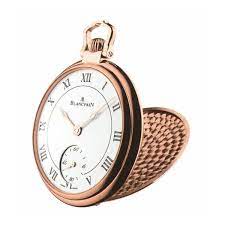 Blancpain Metiers D'art Montre De Poche Demi-Savonnette 18K Red Gold Man's Watch