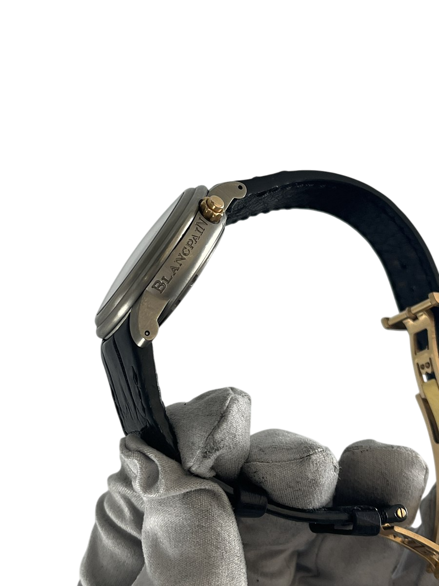 Blancpain Léman Réveil Alarm GMT Titanium & Rose Gold Men's Watch