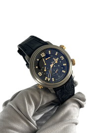 Blancpain Léman Réveil Alarm GMT Titanium & Rose Gold Men's Watch