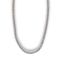 15.00ct. Diamond Tennis Bracelet Set In 14K Rose Gold, Prong Set Round Brilliant Cut