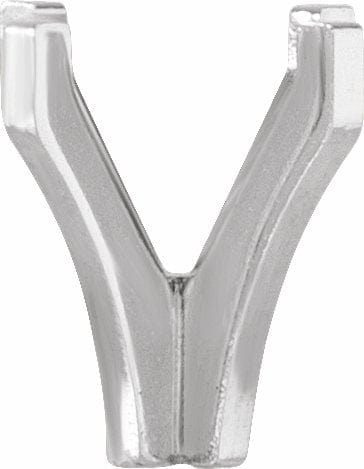 14K White 5.2 mm Round 4-Prong Shank Setting