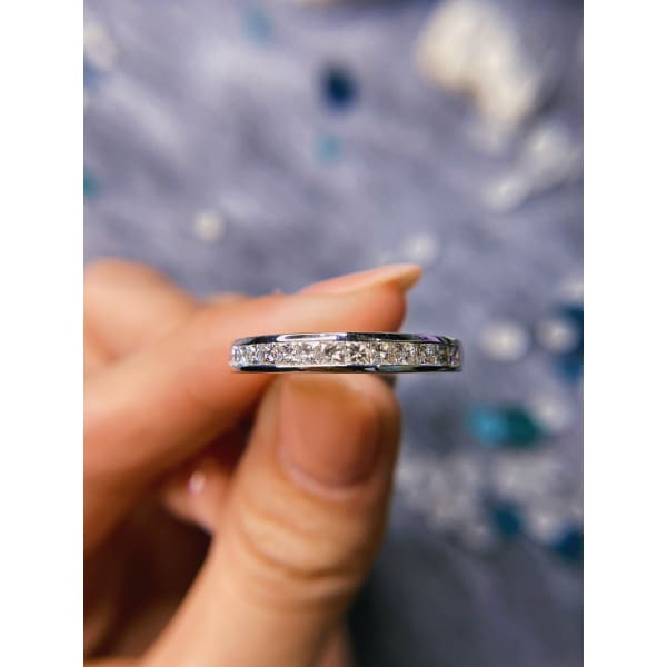 14k White Gold Eternity Band with 0.70ct TDW BA-3250
