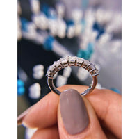 14k White Gold Eternity Band with 1.11ct BA-5700