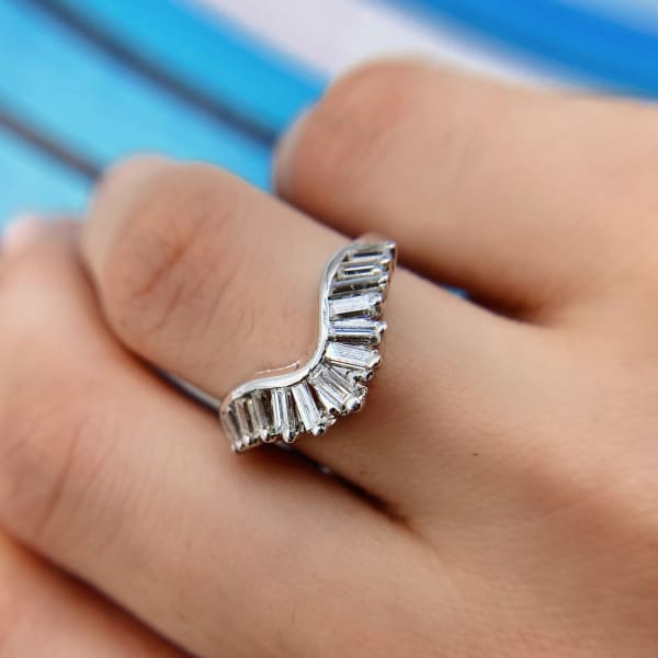 14k White Gold Eternity Band with 1.27ct TDW B-5100