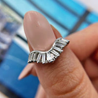14k White Gold Eternity Band with 1.27ct TDW B-5100