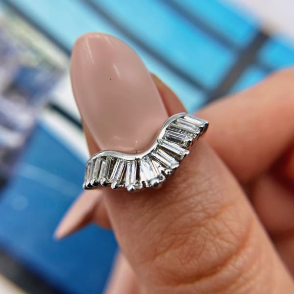 14k White Gold Eternity Band with 1.27ct TDW B-5100