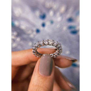 14k White Gold Eternity Band with 2.50ct TDW BA-10800