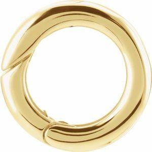 14K Yellow 10 mm ID Hinged Circle Bail