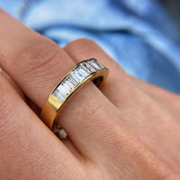 14k Yellow Gold Eternity Band with 1.45ct TDW B-171100