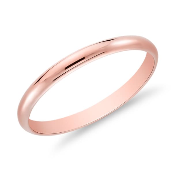 14kt Rose gold Wedding Band Nba-1500