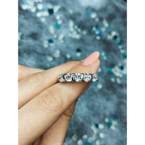 14kt White Gold Eternity Ban with 1.35ct Natural diamonds BA-4501