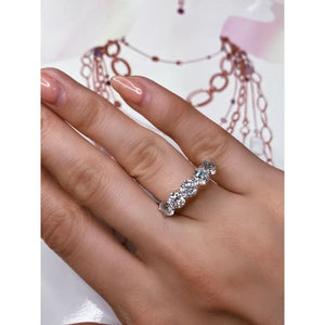 14kt White Gold Eternity band with 2.35ct Natural Diamonds BA-22250
