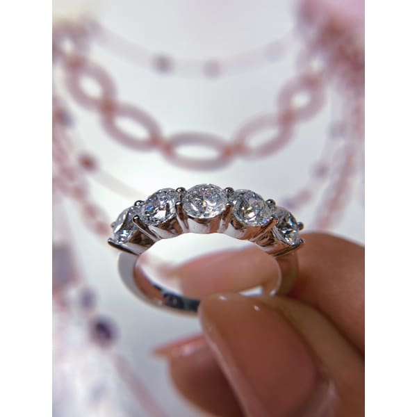 14kt White Gold Eternity band with 2.35ct Natural Diamonds BA-22250