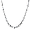 11.00ct. Diamond Tennis Bracelet Set In 14K White Gold, Prong Set Round Brilliant Cut