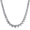 20.00ct. Diamond Tennis Bracelet Set In 14K White Gold, Prong Set Round Brilliant Cut