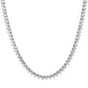 13.24ct. Diamond Tennis Bracelet Set In 14K White Gold, Round Brilliant Cut
