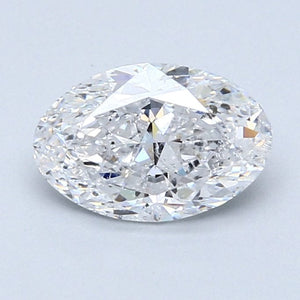 1.50 Carat D SI2 Oval Diamond