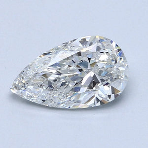 1.50 Carat F SI2 Pear Diamond