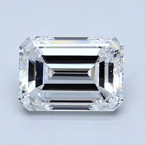 1.52 Carat E SI1 Emerald Diamond