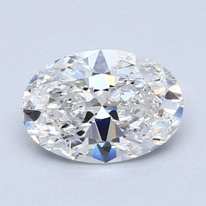 1.52 Carat F SI1 Oval Diamond
