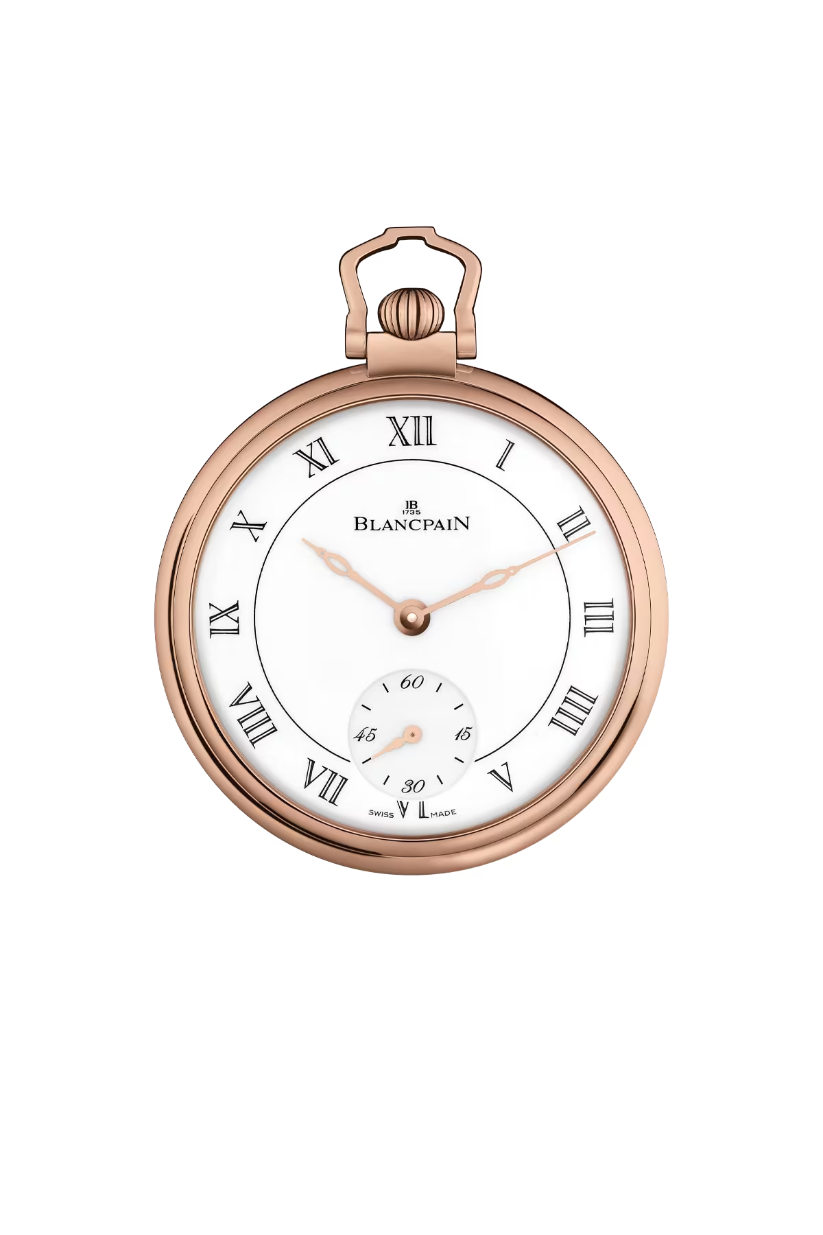 Blancpain Metiers D'art Montre De Poche Demi-Savonnette 18K Red Gold Man's Watch