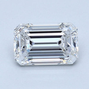 1.71 Carat D SI1 Emerald Diamond