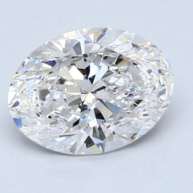 1.71 Carat F SI1 Oval Diamond