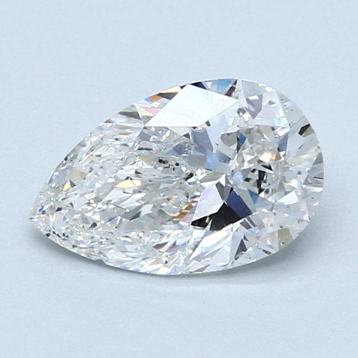 1.71 Carat F SI2 Pear Diamond