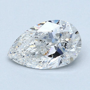 1.71 Carat F SI2 Pear Diamond
