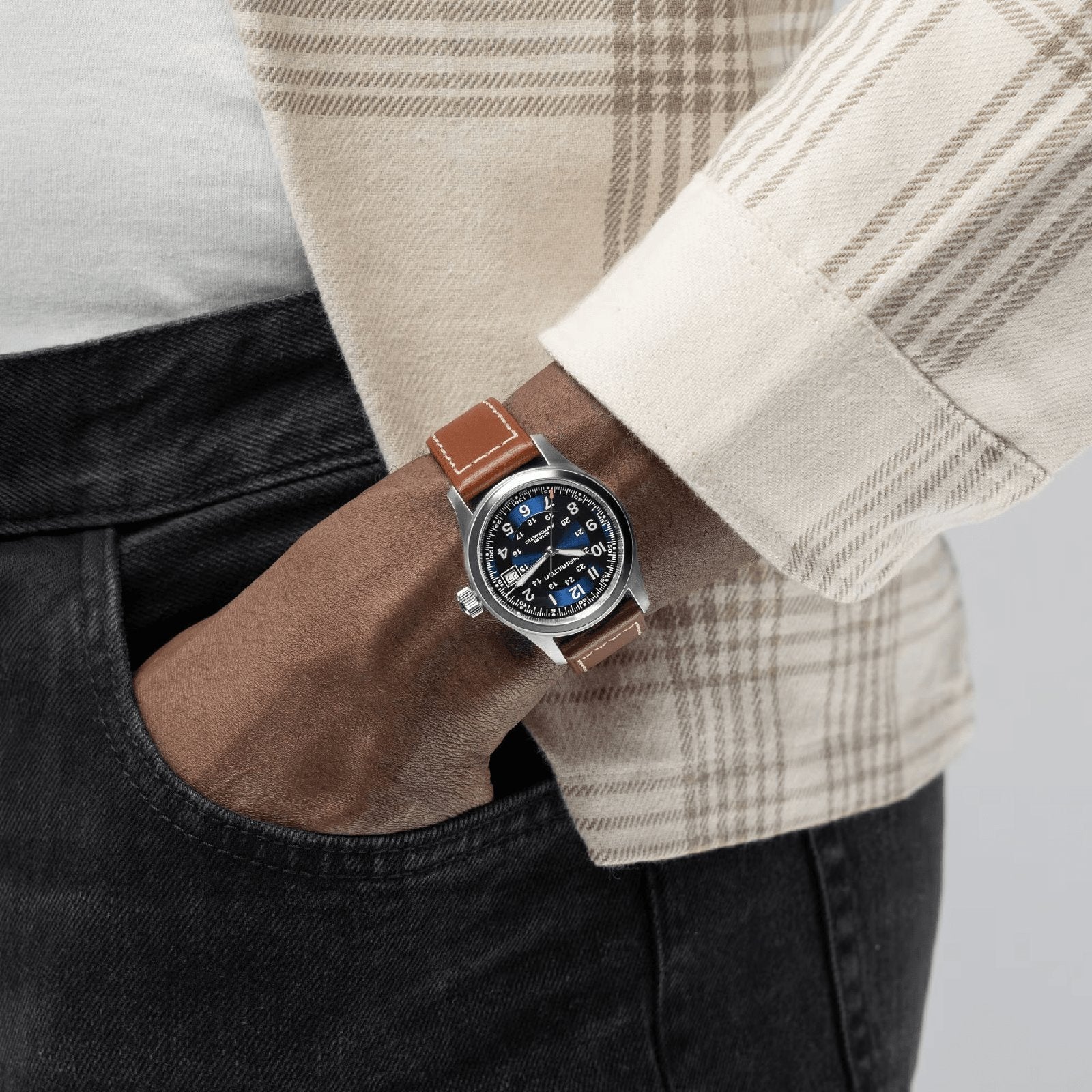 Khaki Field Auto 38mm