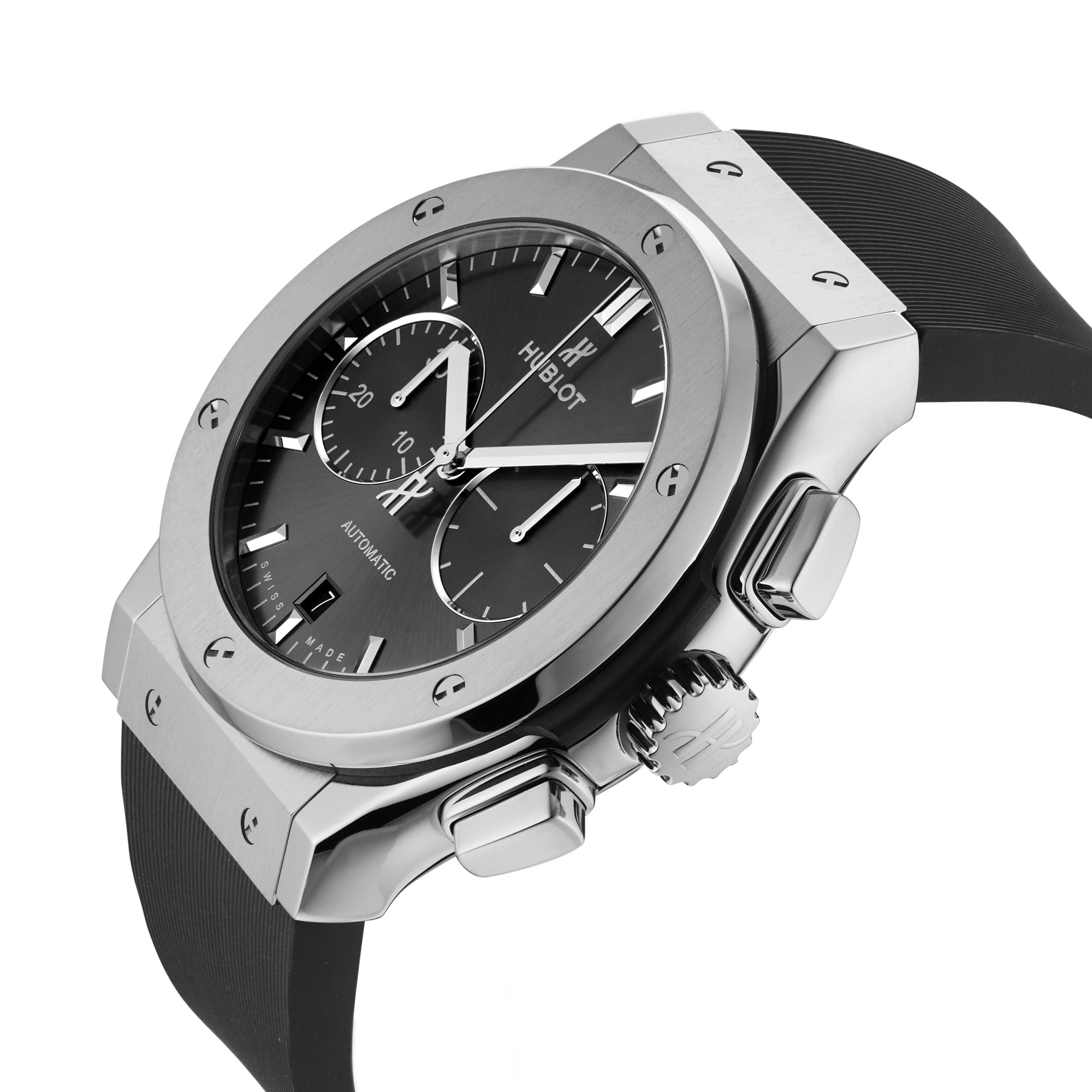 Classic Fusion Racing Grey Chronograph Titanium
