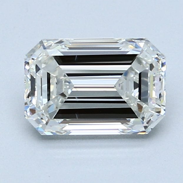 1.72 Carat H SI1 Emerald Diamond