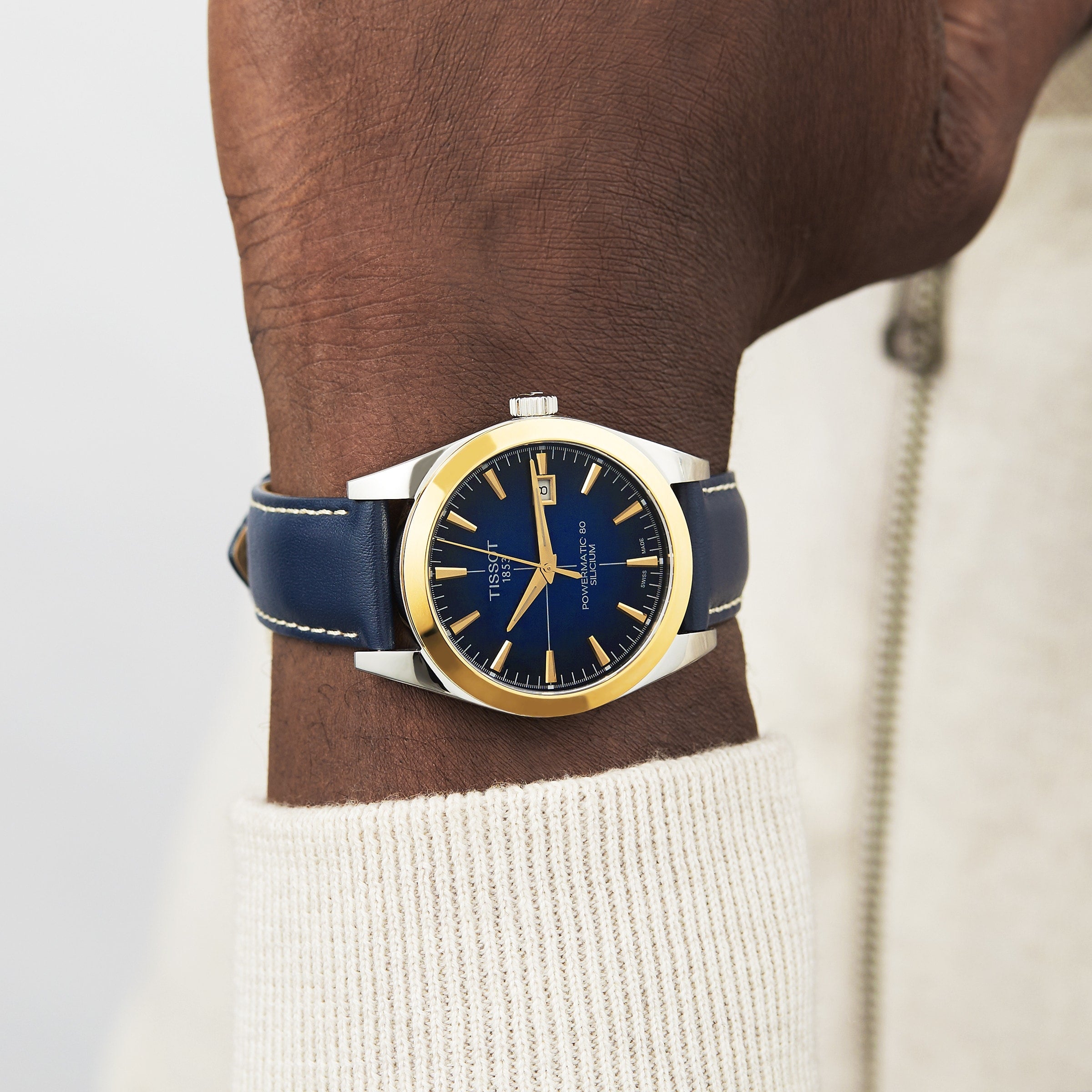 Gentleman Powermatic 80 Silicium Solid 18k Bezel