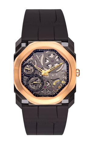 Bvlgari Octo Finissimo Stainless Steel & 18K Rose Gold Men`s Watch