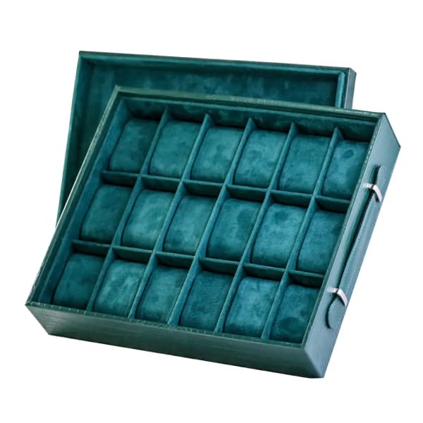 18 Watch Stackable Green Tray
