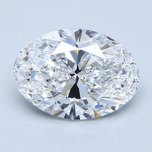 1.84 Carat D SI1 Oval Diamond