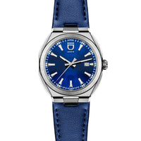 Circular S - Blue Brushed