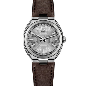 Circular S - Silver Fluted